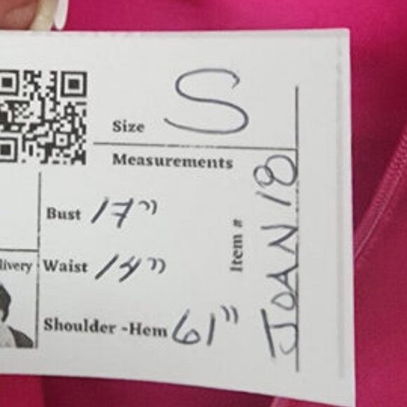 Alfred Angelo Pink Satin Bridesmaids Event Dress Size S - Picture 10 of 10